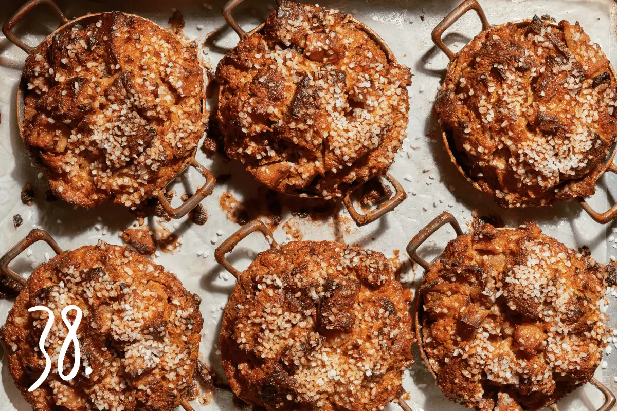 image from above of cookies at bicyclette, which earned the number 38 spot on the LA Times 101 Best Restaurant lis